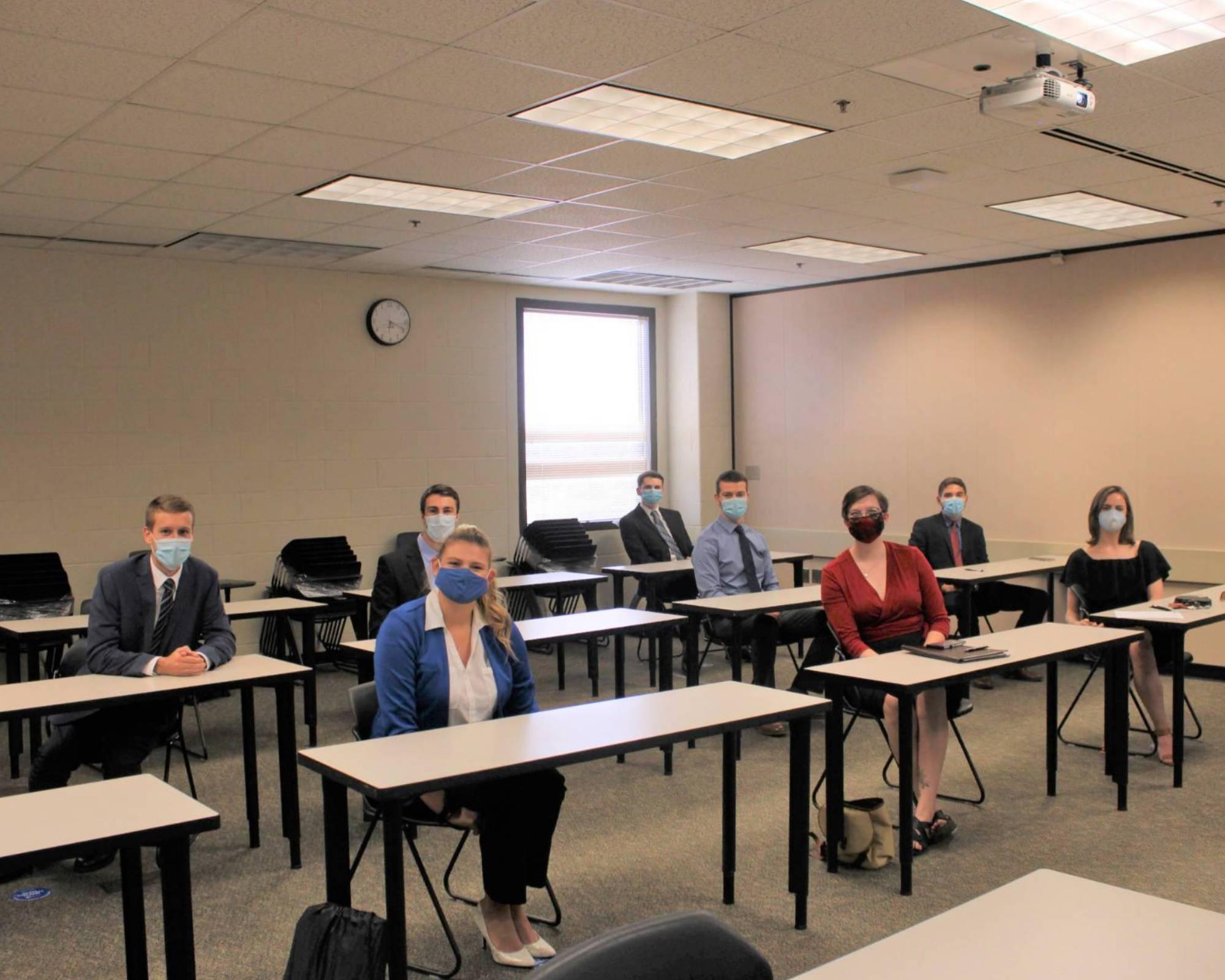 Students in Eberhard Classroom